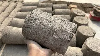 New Satisfying || Gritty Cement Huge Shapes Dry Floor Crumbling Water 💦 Pouring #asmr 