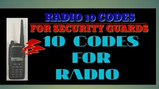 10 CODES FOR SECURITY GUARD/ BY ROMEO OSCAR PHIL.🇵🇭