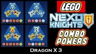 Combine 3 Dragon Shields, What Power Will Be -- Lego Nexo Shield Combo Powers Showcase Series 03