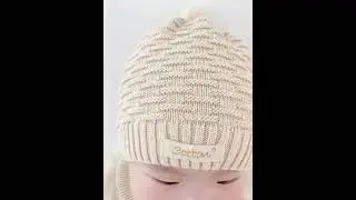 Soft Organic Knitted Baby Hat &ndash; Gentle Warmth for Newborns 👶🧣#ethicalfashion #babyclothes