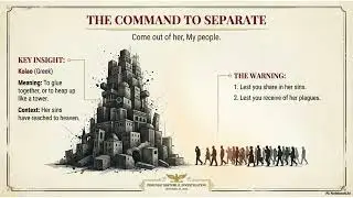 Revelation 18 Explained | The Fall of Babylon & World System Collapse