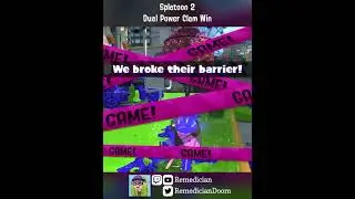 Dual Power Clam Win | Splatoon 2 #shorts | スプラトゥーン2