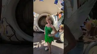 I journeyed to Pixie Hollow to meet Tinker Bell!🧚🏻&zwj;♂️ #disneyland #tinkerbell #pixiehollow #peterpan
