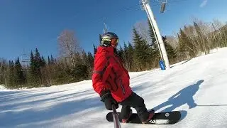 Carving Hard pack Snow at Mont Edouard