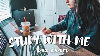 study with me (tax exam) ~ with lofi music