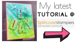 Smoosh Resist Splitcoast Stampers Guest Tutorial by Ana Reese