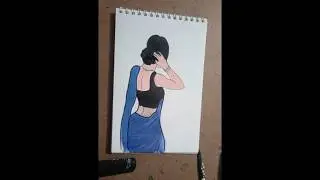 girl with sharee #trendy #viral #wow #trend #masichapran