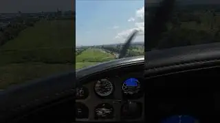 LANDING in KONSTANZ EDTZ 12 | PIPER PA28 | PILOT COCKPIT VIEW  #pilot #aviation #shorts