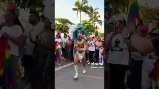 LGBT PRIDE Parades: 2025: Puerto Vallarta, Mexico PRIDE w/ Carnaval Dancer Emirajzner 🔥street dance