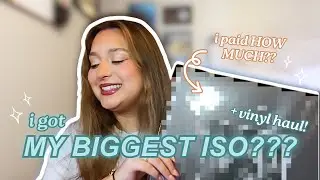 I HAVE MY BIGGEST ISO??? + vinyl haul | taylor swift, sabrina carpenter, tate mcrae, + more