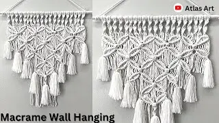 Macrame Simple Wall Hanging Idea | Craft and Diy | Handcraft | Macrame