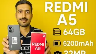 🔥 Redmi A5 Unboxing | 64GB Storage | 5200mAh Battery | 32MP Camera – Best Budget Phone?