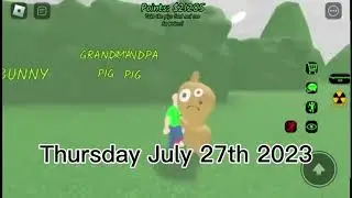 Roblox Hungry Teddy July 27,2023- March 29,2024