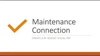 How to create a Bi-Weekly Visual PM