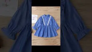 plain dress design for baby girl 2025 ||Eid Dress design for baby girl
