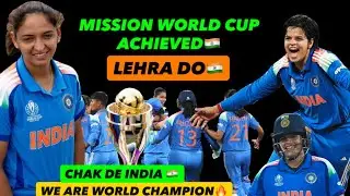 MISSION WORLD CUP ACHIEVED🇮🇳CONGRATS TO EVERY ICT FAN🇮🇳WE ARE WORLD CHAMPION🏆SHEFALI one women army