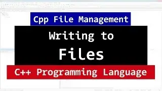 Запись в файл на C++ с использованием класса Ofstream | Видеоурок