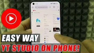 how to go to youtube studio on phone?