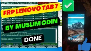 FRP LENOVO TAB 7 BY MUSLIM ODIN DONE