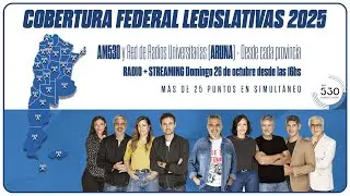 ELECCIONES LEGISLATIVAS 2025 - EMISI&Oacute;N FEDERAL CON ARUNA - RED DE RADIOS UNIVERSITARIAS - AM 530