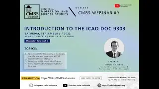 CMBS Webinar 9: Introduction to the ICAO DOC 9303