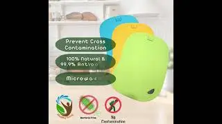 Our Phytoncide cutting board is microwaveable, antibacterial, and prevents cross-contamination