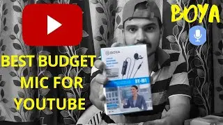 Best Budget Mic For Youtube Videos 2020 | Boya BY-M1 - Best Microphone for Smartphone & DSLR