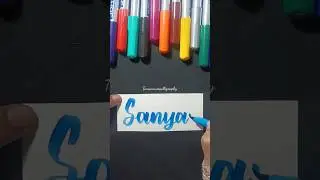 Sanyam Name (Who's Next)? #shortsviral #shorts #youtubeshorts #calligraphy #viral #lettering