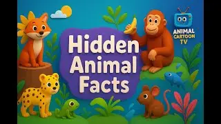 Hidden Animal Facts in Daily Life #hiddenanimals #facts #cartoon #animalcartoon #animalcartoontvv