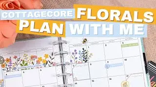PLAN WITH ME June 2023 [Cottagecore Florals - Happy Planner Back to School]