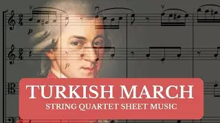 Turkish March - String Quartet Sheet Music