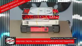 VHS/8mm to DVD/USB Transfers, Kingsland GA (Camden County) : RTAPRODUCTIONS.COM