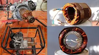 Free Energy generator with winding copper coil dynamo 8 KVA
