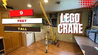 This LEGO Crane Is 9 Feet Tall