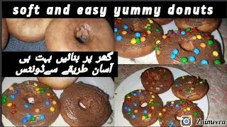 soft donuts|| how to make soft and good shape donut without donut cutter||Ameera's kitchen