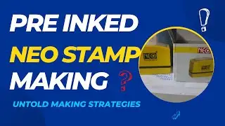 How to Make Pre Ink Stamp, Neo Pre inked Stamp Making best Quality