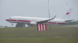 [RARE!] Bahrain Royal Flight Boeing 737-800 (A9C-IAB) Departure from Norwich Airport!