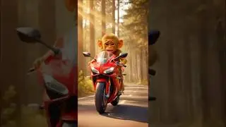 Monkey ne bike khareedi  || monkey ki kushti