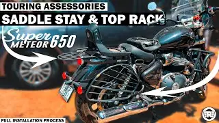 Super Meteor 650 New Touring Accessorie Saddle Stay and Top Rack | Super Meteor 650 New Modification
