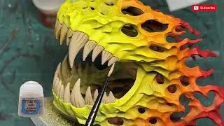 Painting Monster Teeth on Minatures