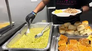 SOULFOOD BUFFET WITH CHITLINS😋