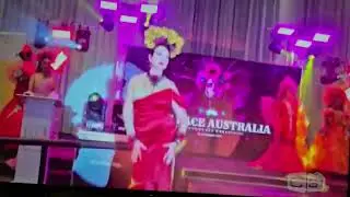 Face Australia. Coronation night shown on the Italian Channel 31 Gran Bazar with Maria-Luisa. 