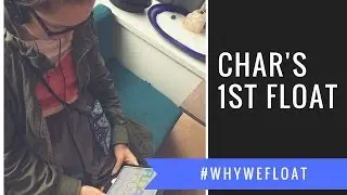 Chardonae's first float at the Float House #WhyWeFloat