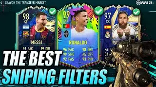 THE BEST SNIPING FILTERS IN FIFA 21!!! HOW TO MAKE 50K AN HOUR IN FIFA 21!!! FIFA 21 SNIPING FILTERS