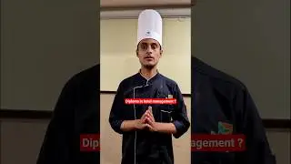 Diploma in hotel management ? Must watch #youtubeshorts #youtubefeed #chefmukherjee