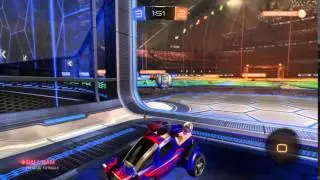 Rocket League Cheeky Reverse Save