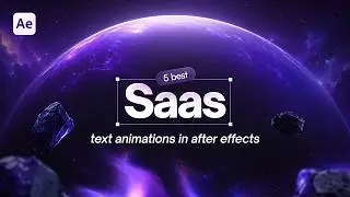 5 SaaS Style Text Animation in After Effects | Full Tutorial
