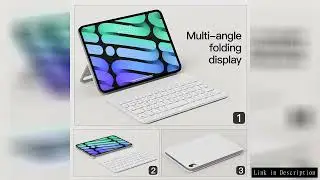 Ultra Slim Wireless Keyboard Case,Power Display, Magnetic Protective Cover Support for iPad Mini 6th