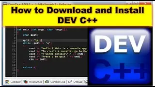 How to Install Dev C++ | Simple, Free and Fast