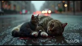 Ditinggal  Ibu kucing selamanya..😭#cats #kucing #meow #ibukucing 